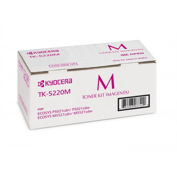Тонер-картридж Kyocera TK-5220M для P5021cdn/cdw, M5521cdn/cdw (1T02R9BNL1)